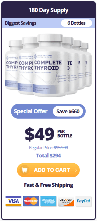 Complete Thyroid - order-now 6 bottle-checkout image